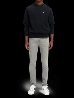 The Skim Super-Slim Fit Grey Toned Jeans