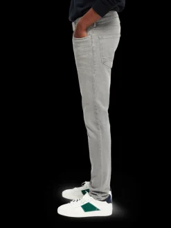 The Skim Super-Slim Fit Grey Toned Jeans