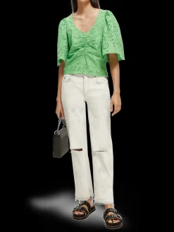 The Sky High-Rise Straight Leg Jeans