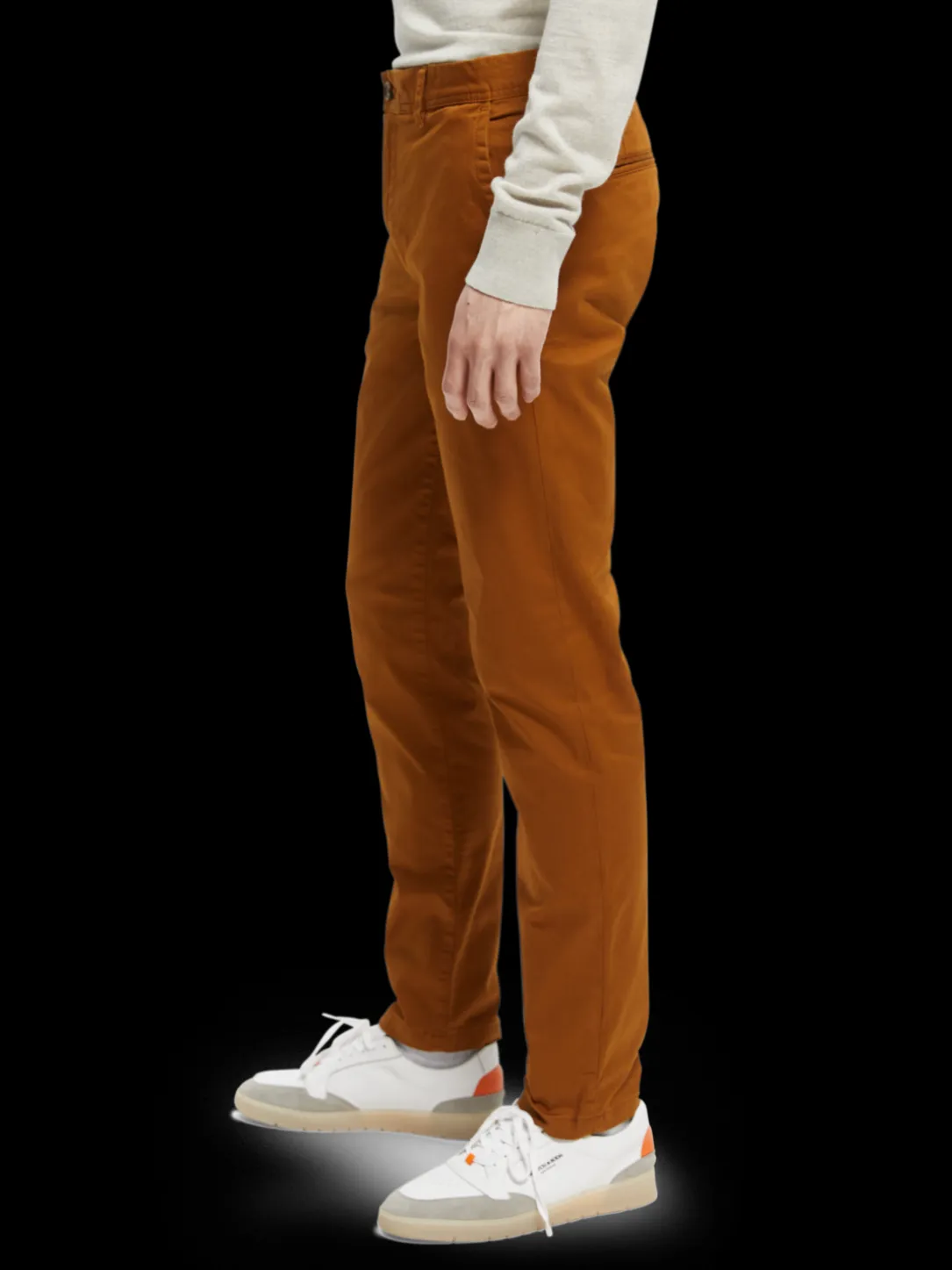 The Stuart Regular Slim Fit Organic Cotton Chino