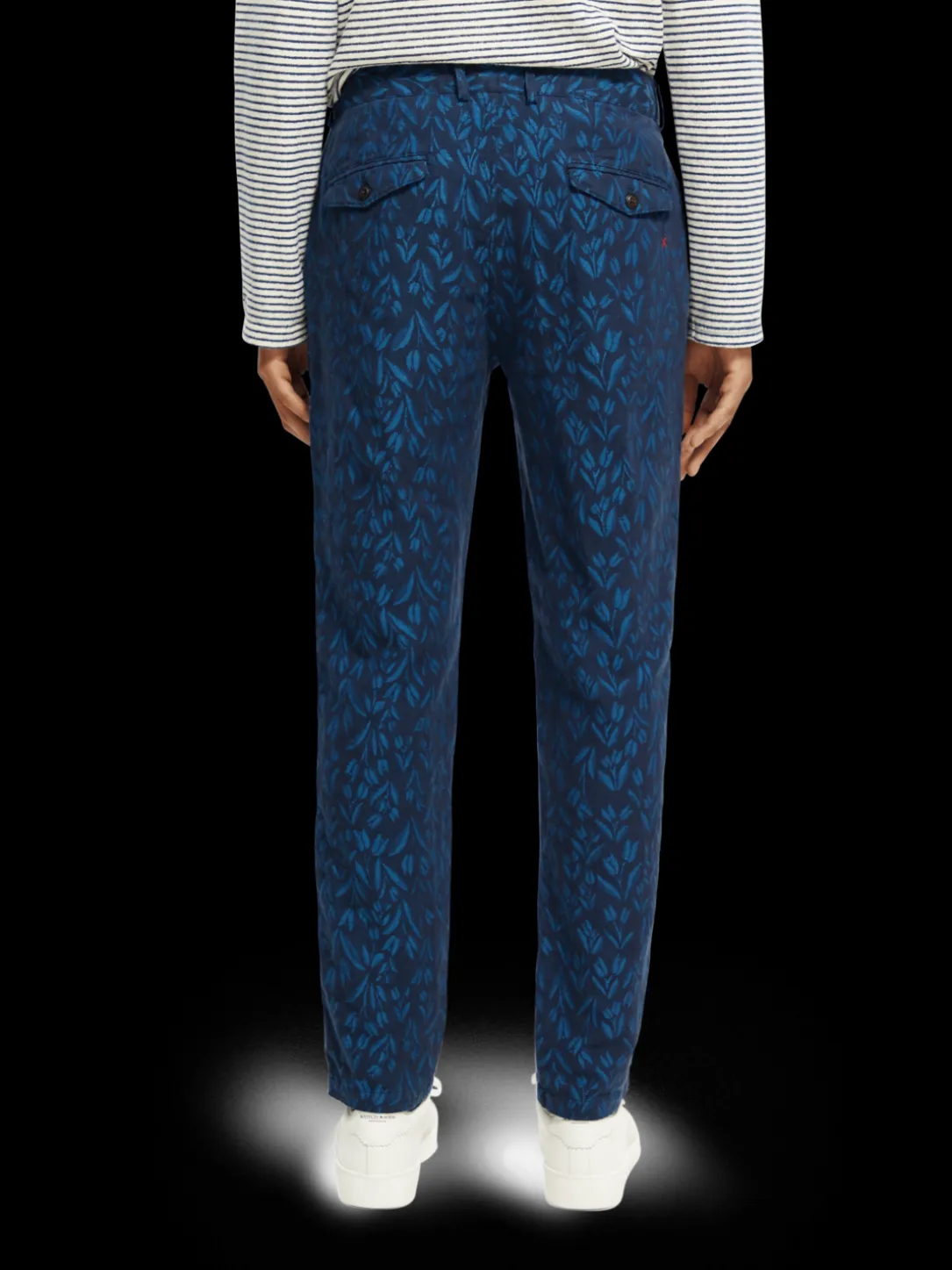The Stuart Regular Slim Fit Jacquard Chino