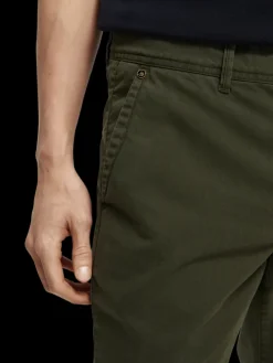 The Stuart Regular Slim Fit Organic Cotton Chino