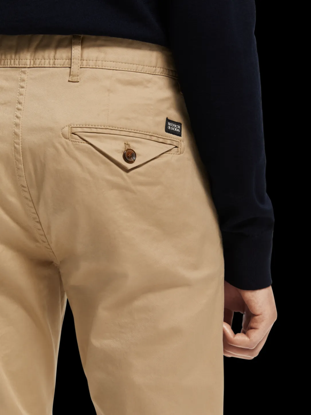 The Stuart Regular Slim Fit Organic Cotton Chino