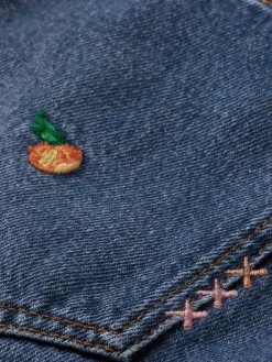 The Tide High-Rise Embroidered Balloon Fit Jeans