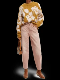The Tide Yarn-Dyed Balloon Fit Jeans