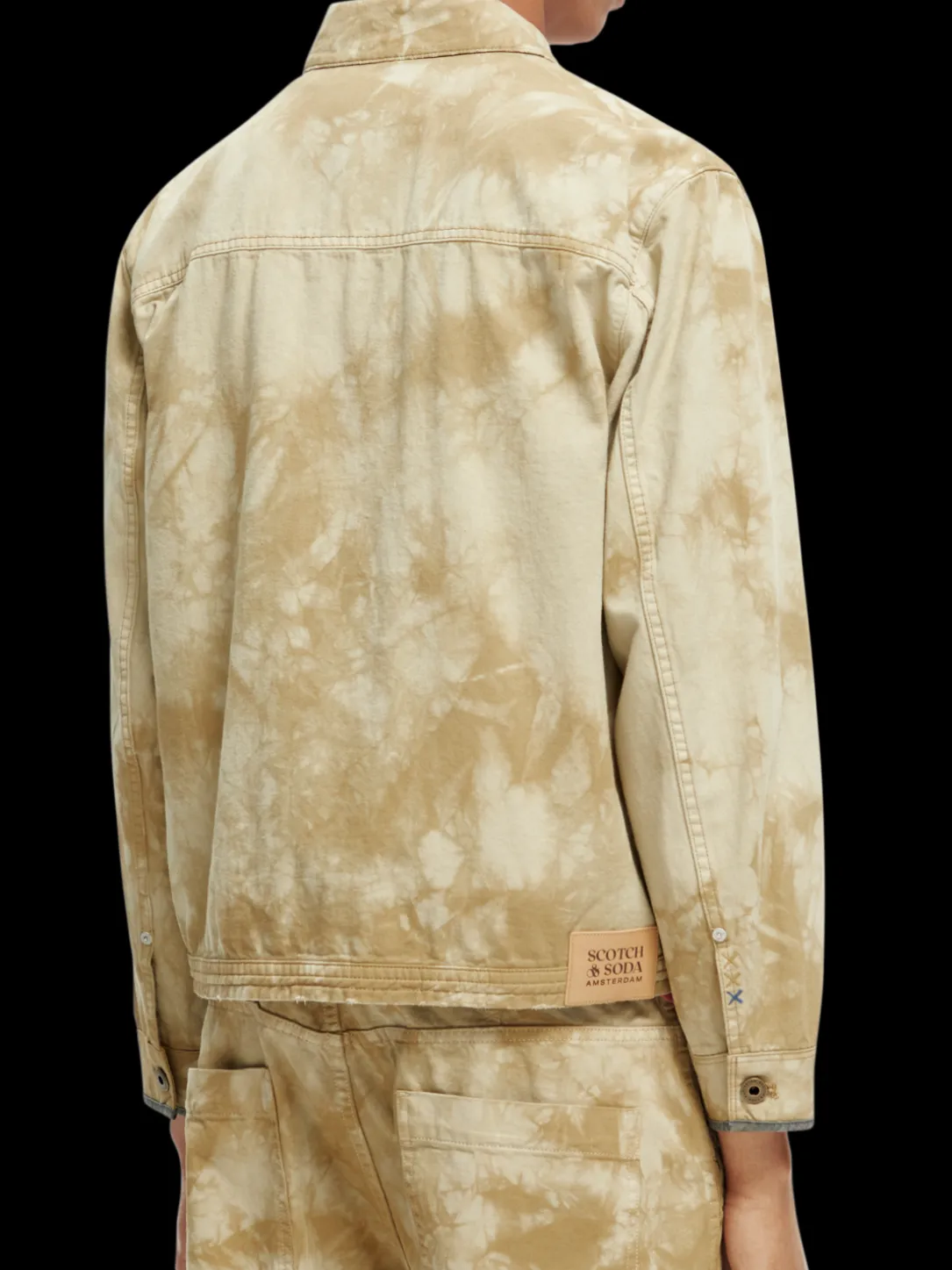 Tie-Dye Denim Trucker Jacket