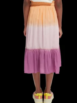 Tie-Dye Midi Skirt