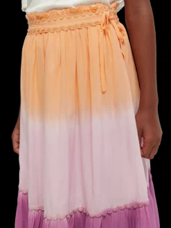 Tie-Dye Midi Skirt