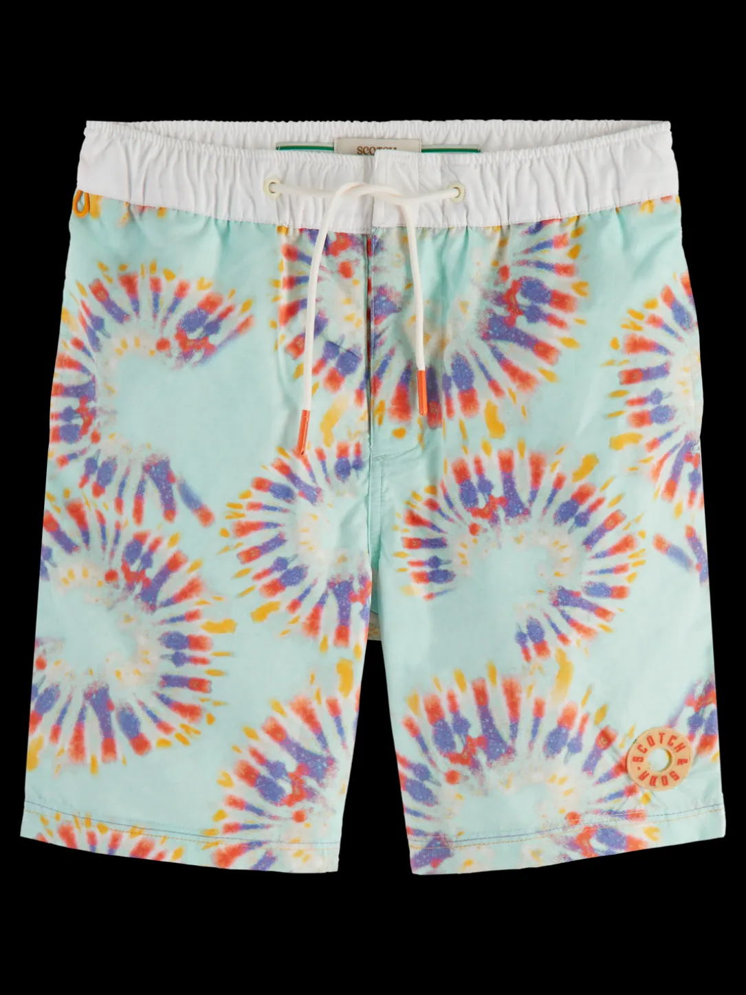 Tie-Dye Printed Swim Shorts