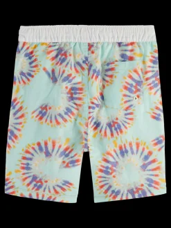 Tie-Dye Printed Swim Shorts