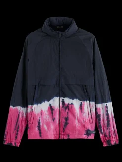 Tie-Dye Zip-Through Hooded Jacket