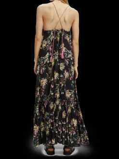 Tiered Strap Maxi Dress