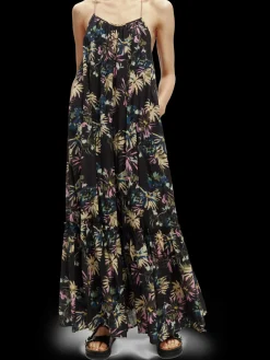Tiered Strap Maxi Dress