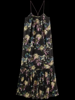 Tiered Strap Maxi Dress
