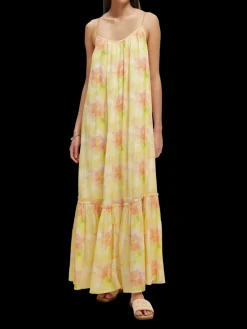Tiered Strap Maxi Dress