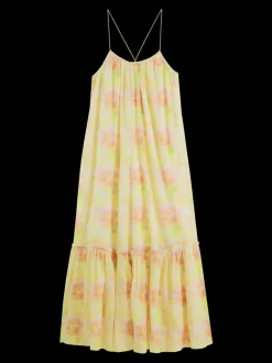 Tiered Strap Maxi Dress