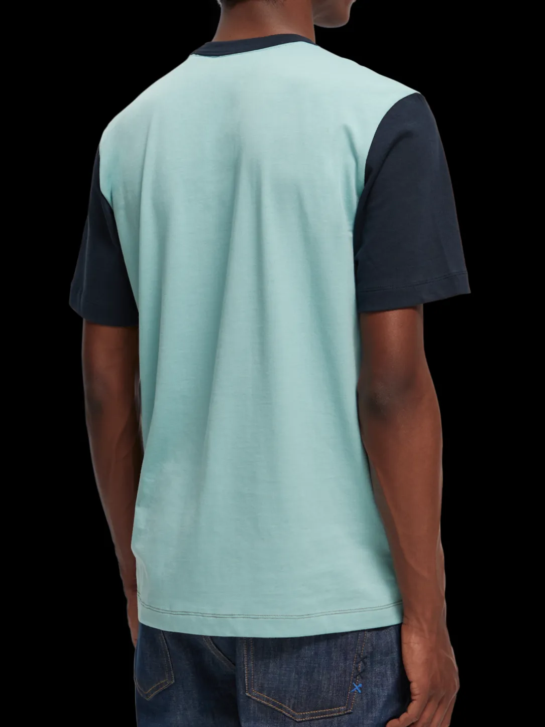 Unisex Organic Cotton Colour-Blocked T-Shirt