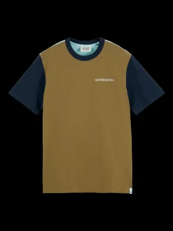Unisex Organic Cotton Colour-Blocked T-Shirt