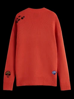 Varsity Embroide Cardigan