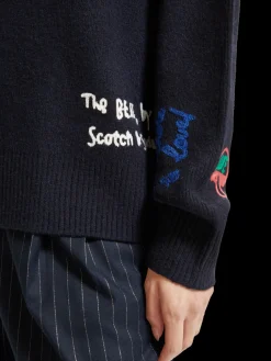 Varsity Embroidered Pullover