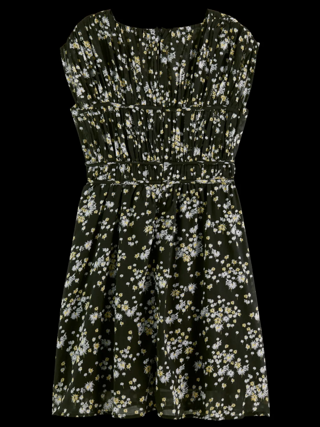 V-Neck Sleeveless Mini Dress