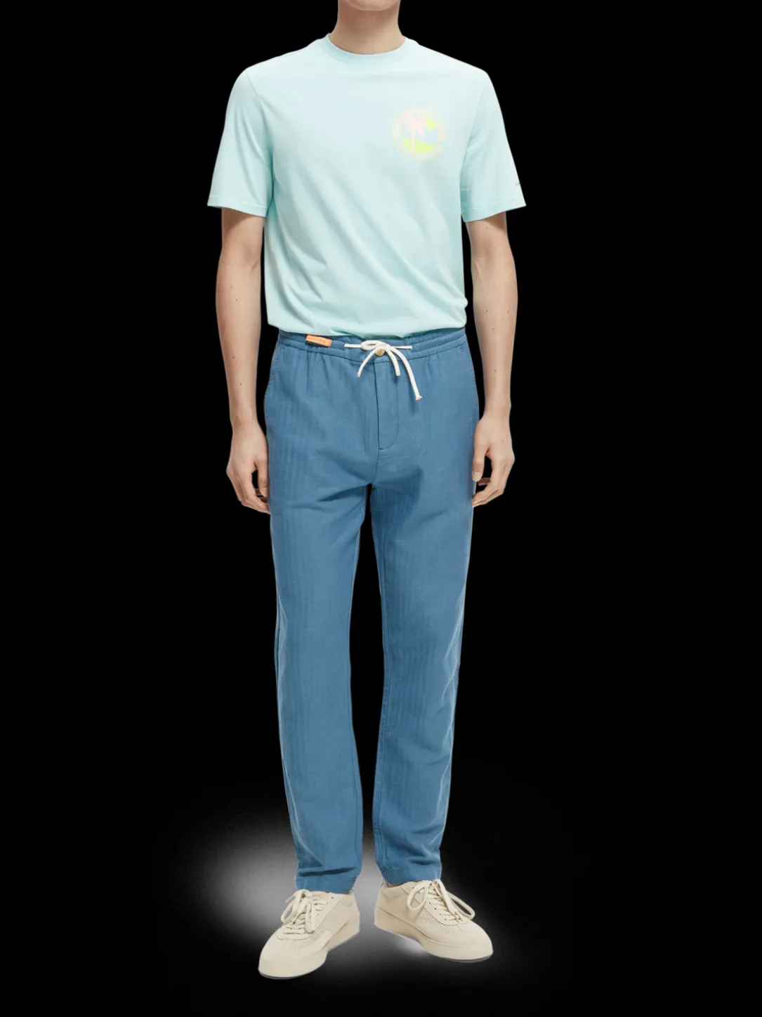 Warren Regular Straight-Fit Linen-Blend Jogger