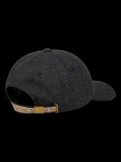 Wool-Blend Cap With Logo Badge