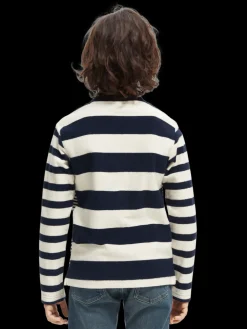 Yarn-Dyed Organic Cotton Long-Sleeved T-Shirt